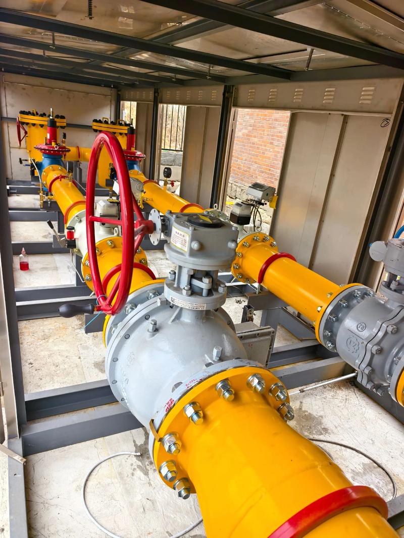 燃氣調(diào)壓柜安裝流量計 通氣完成#燃氣安全 #燃氣設備